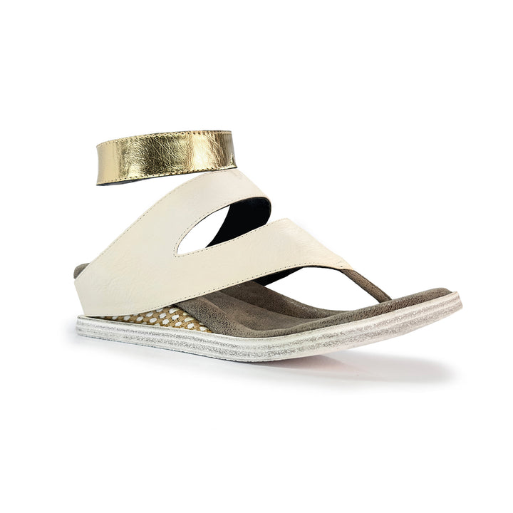 Lava 2 - Bone flips to Black - 4 Way Sandal