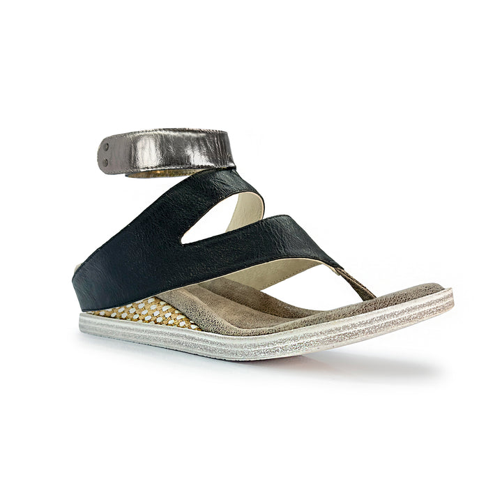 Lava 2 - Bone flips to Black - 4 Way Sandal