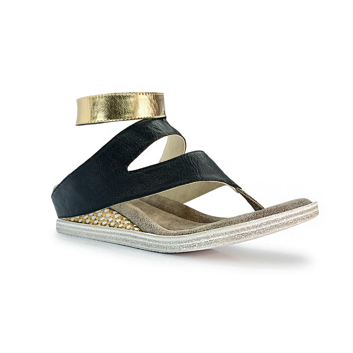 Lava 2 - Bone flips to Black - 4 Way Sandal