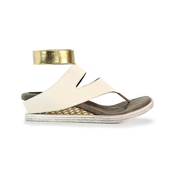 Lava 2 - Bone flips to Black - 4 Way Sandal