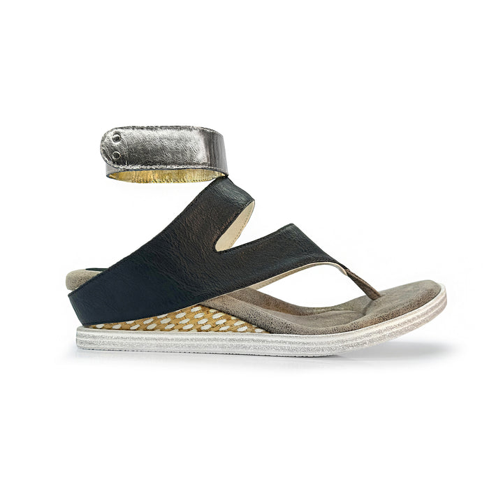 Lava 2 - Bone flips to Black - 4 Way Sandal