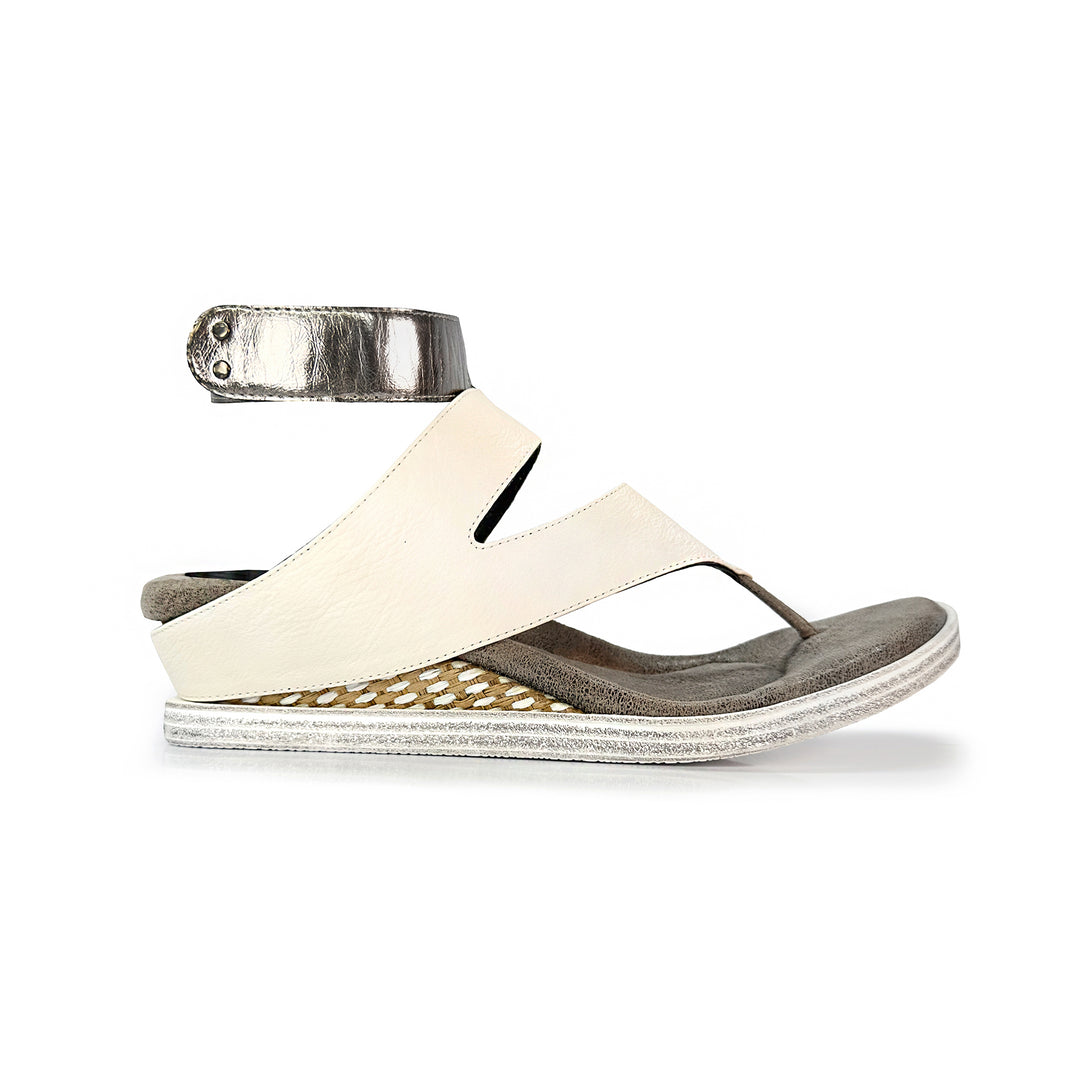 Lava 2 - Bone flips to Black - 4 Way Sandal