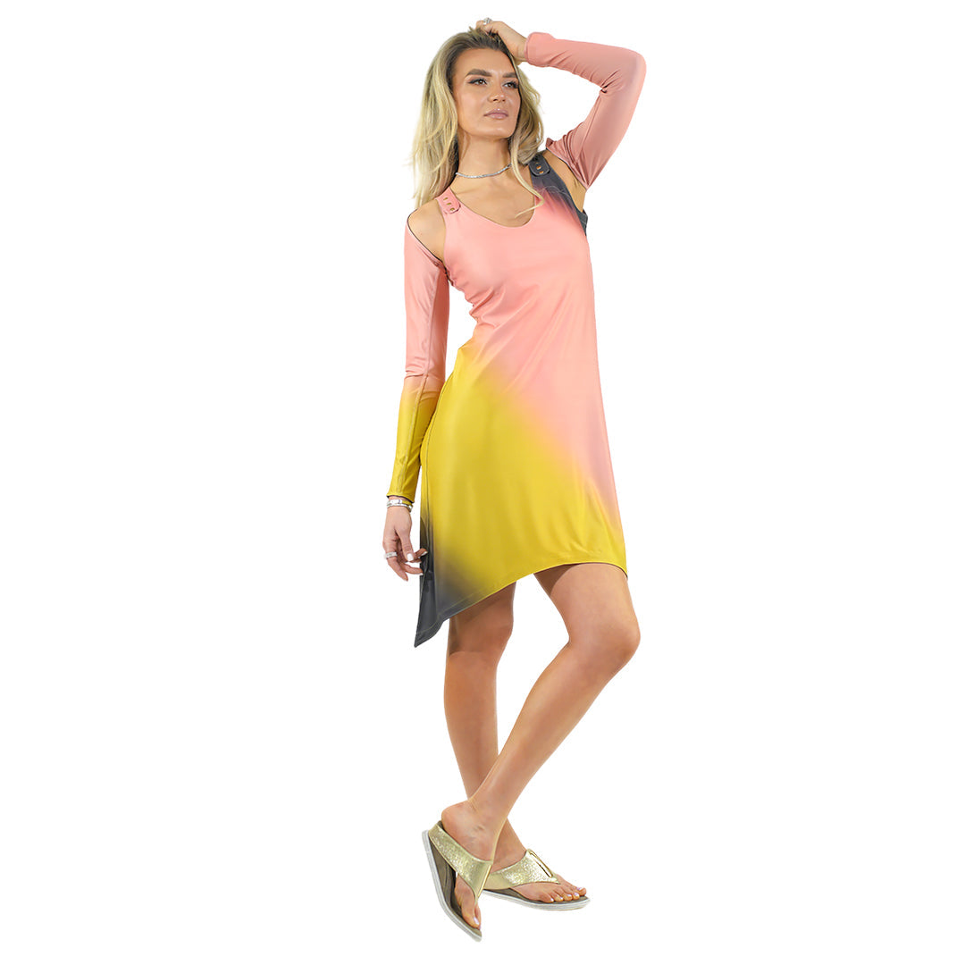 "As Is" - Reversible & Adjustable 2 Piece Set - Dress & Shrug Combo
