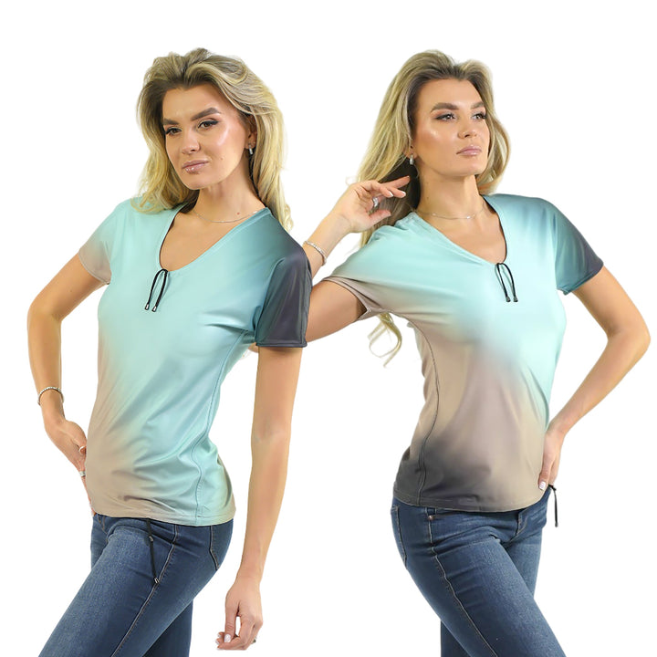 "As Is" - Reversible & Adjustable V-Neck Top