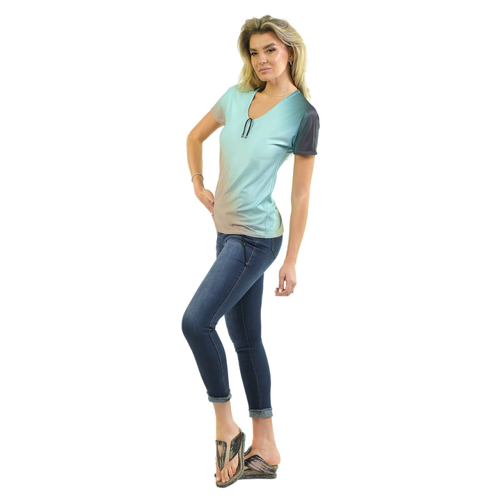 "As Is" - Reversible & Adjustable V-Neck Top