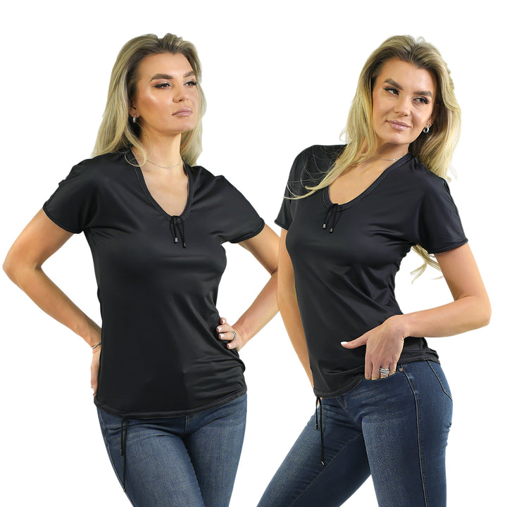 "As Is" - Reversible & Adjustable V-Neck Top