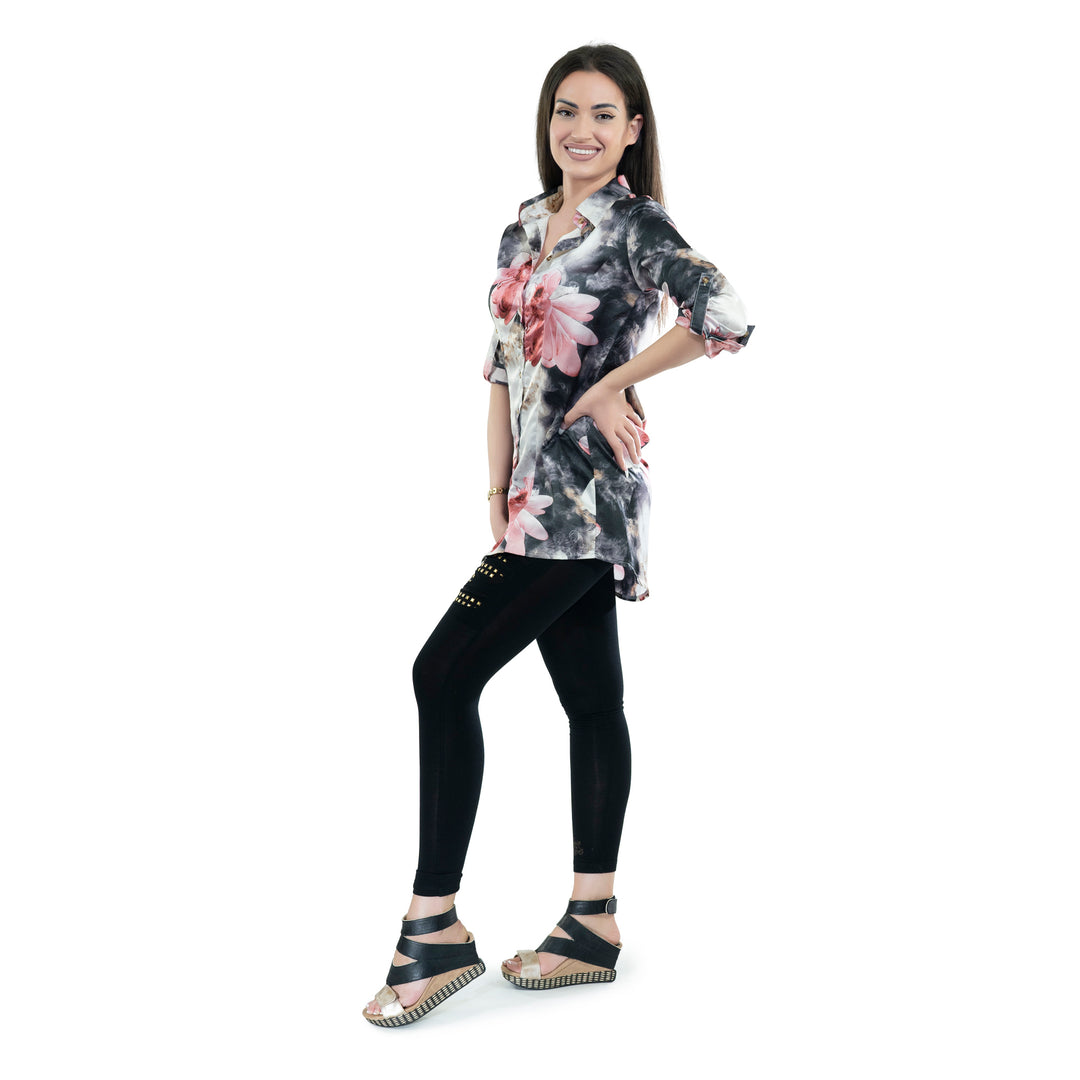 Olivia 4 - Cream flips to Black - 4 Way Sandal