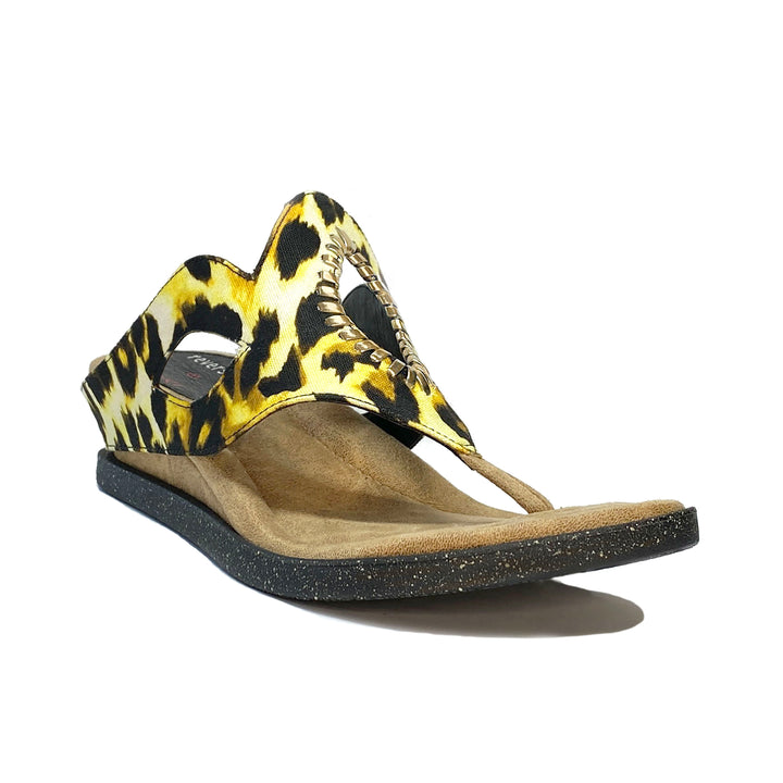 Lirah 2 - Leopard print flips to Black