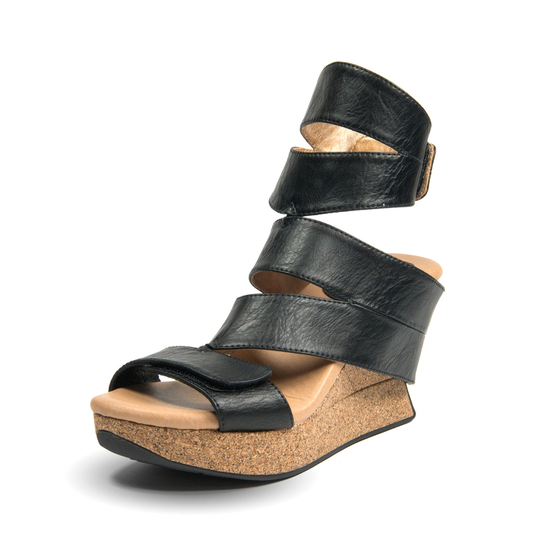 Karma 1 - Beige flips to Black - 4 Way Sandal