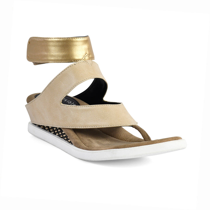 "As Is" - Lava - Cream flips to Black - 4 Way Sandal