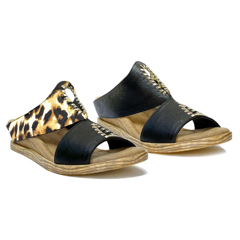 Lada - Leopard print flips to Black